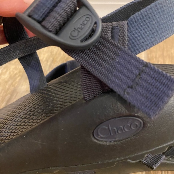 Chaco Womens Solid Blue Fabric Strappy Original Style Sandals - Picture 8 of 8